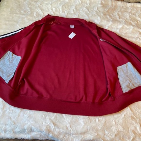 Old Navy Athletic Track Jacket Red Mens Size XXL NWT - Picture 5 of 11